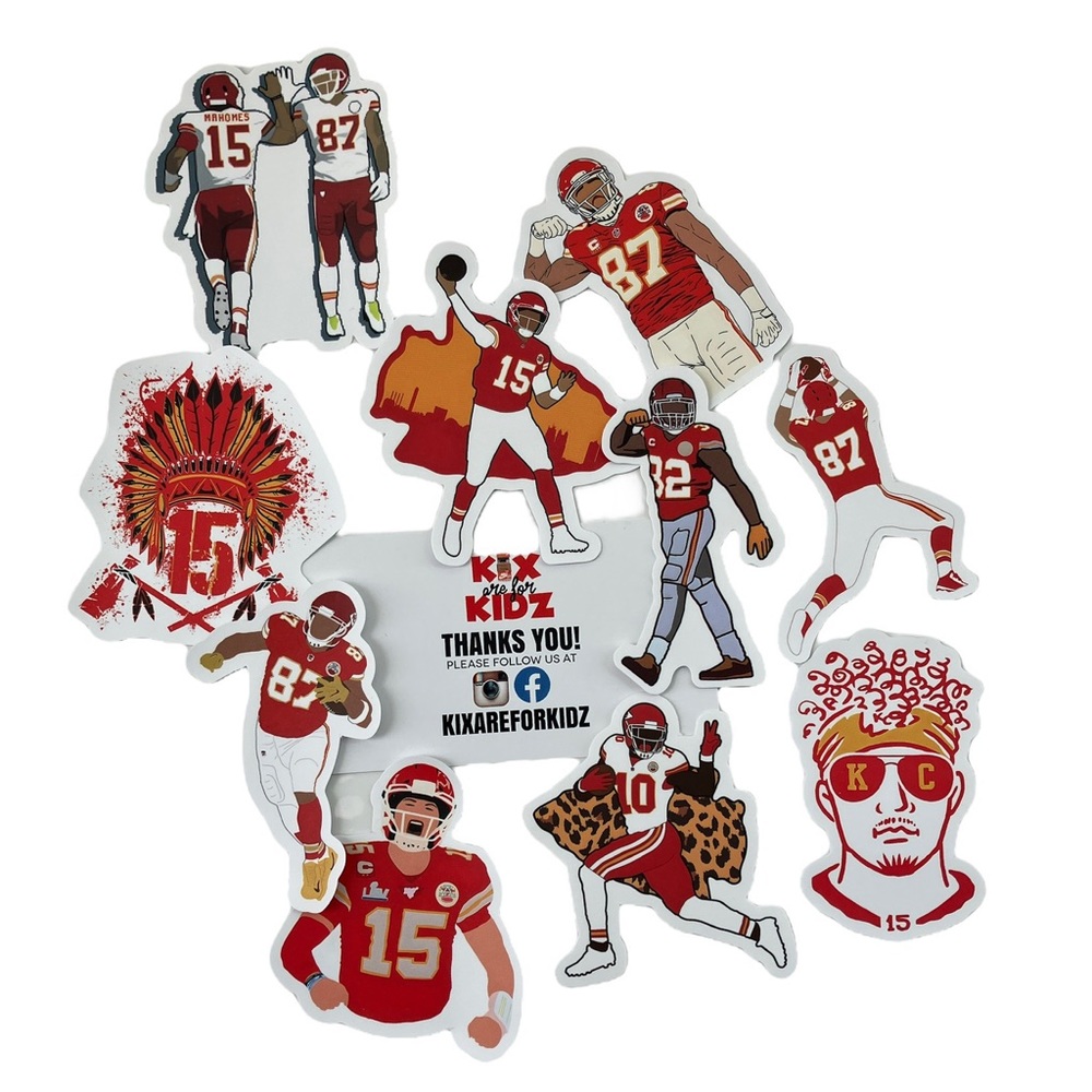Kansas City Chiefs , Patrick Mahomes Travis Kelce Stickers